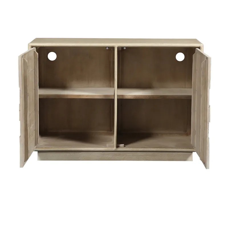 Solace Textured Accent Cabinet