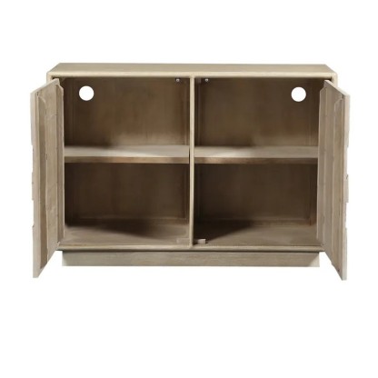 Solace Textured Accent Cabinet
