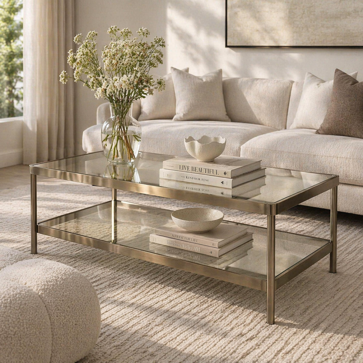 Aurelia Glass Coffee Table