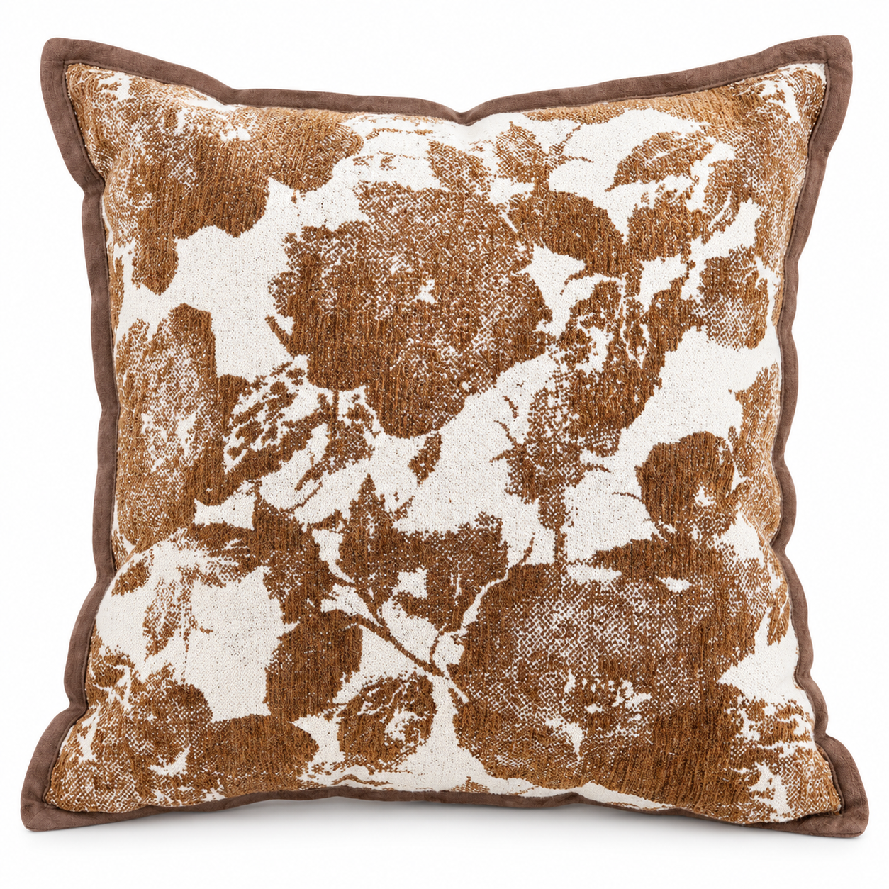 Vintage Floral Jacquard Cushion