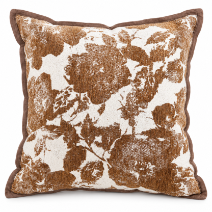Vintage Floral Jacquard Cushion