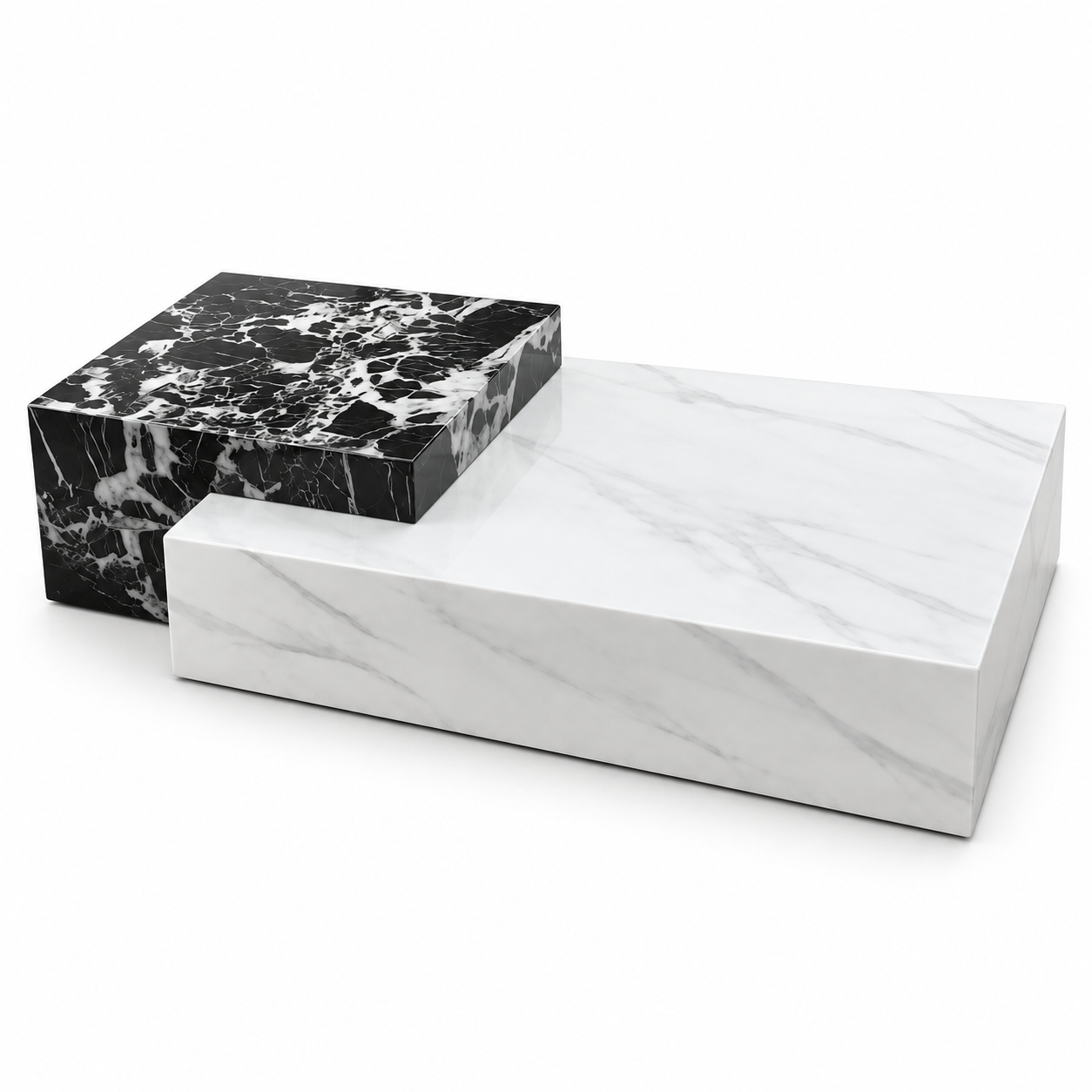 Bianca Marble Nesting Coffee Table