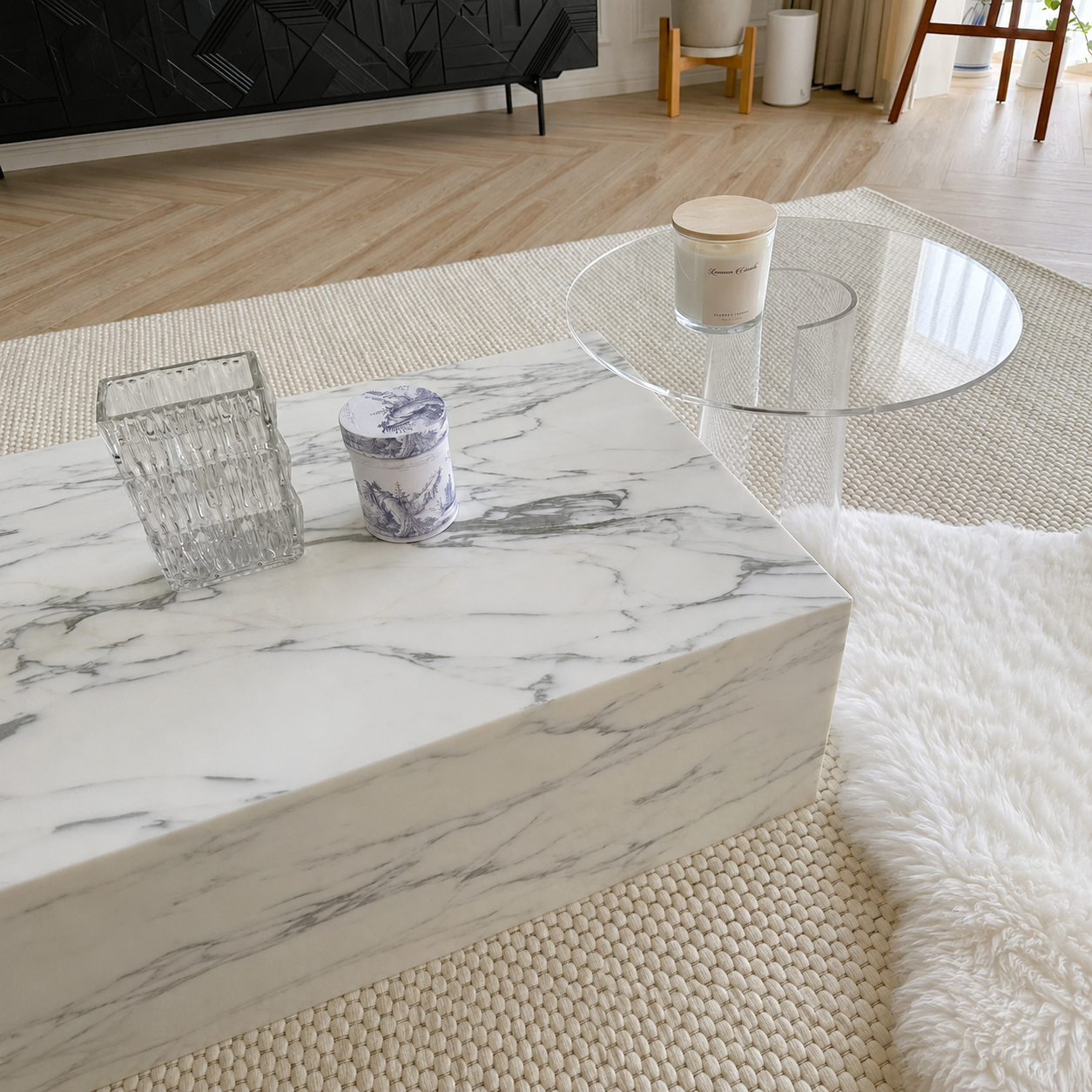 Bianco Marble Coffee Table