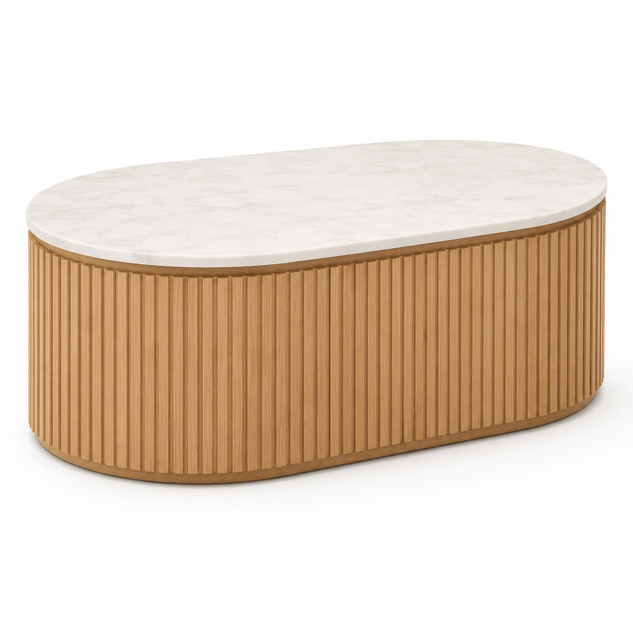 Glacier Fluted Coffee Table