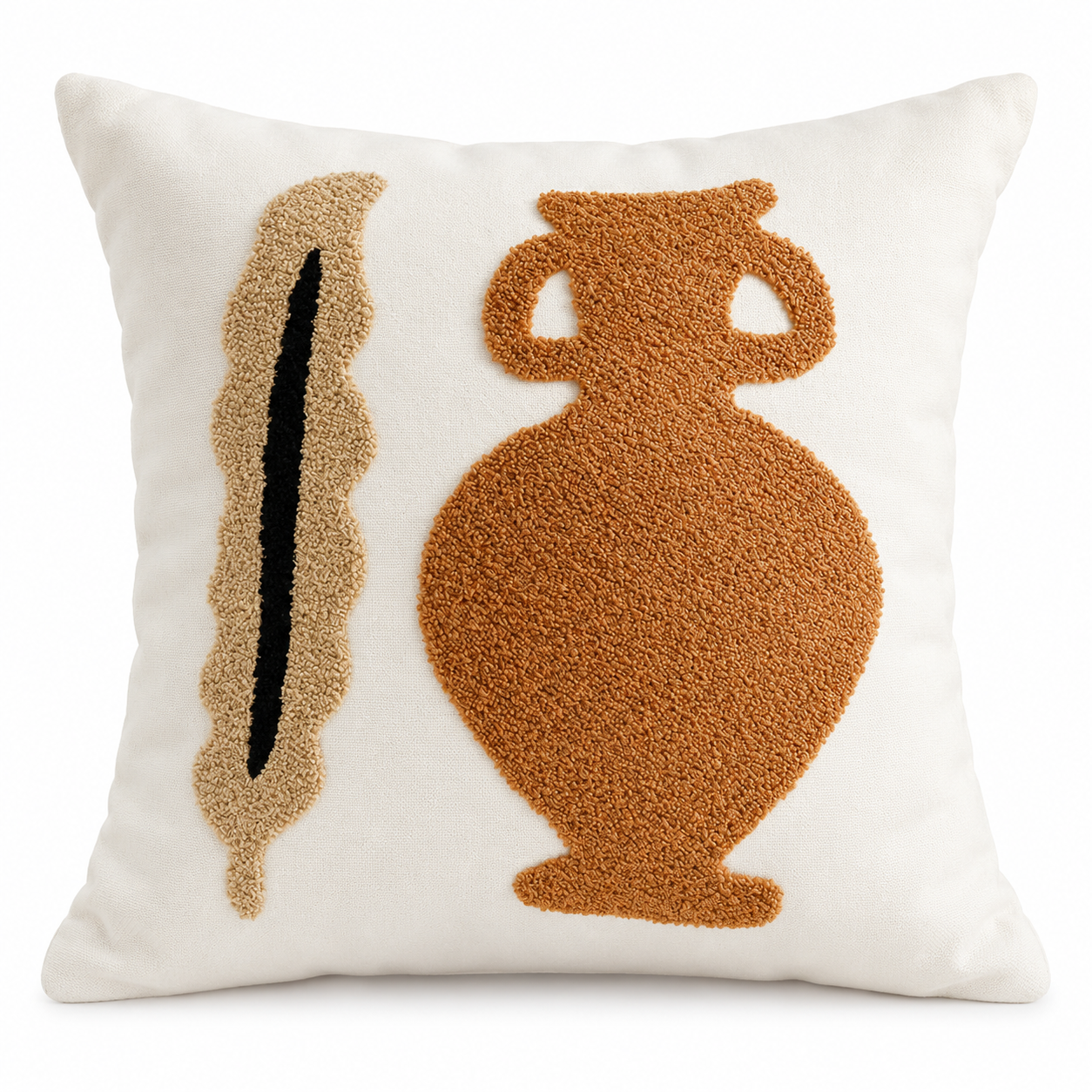 Abstract Tufted Art Cushion