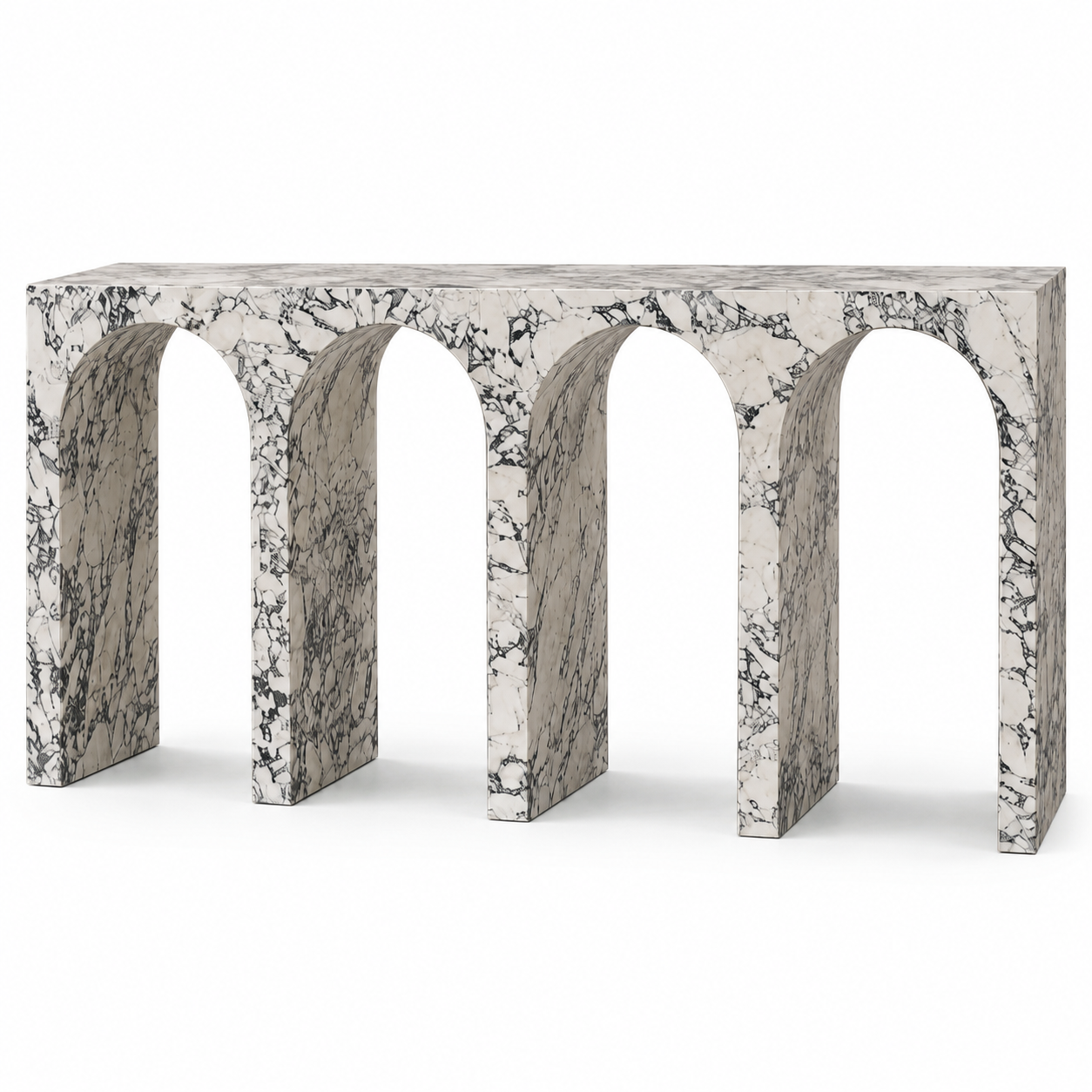 Bulgari Arch Marble Console Table