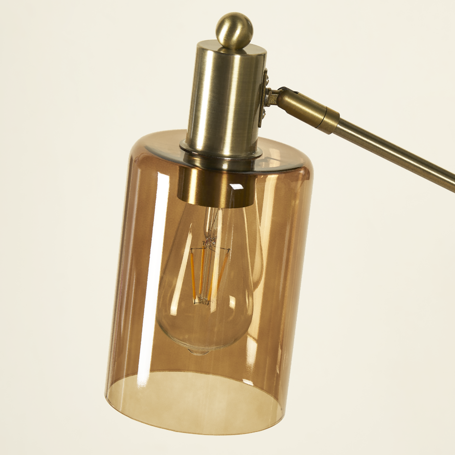 Edison Brass Floor Lamp