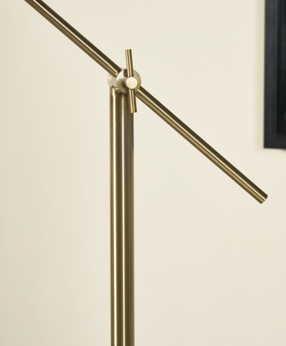Edison Brass Floor Lamp