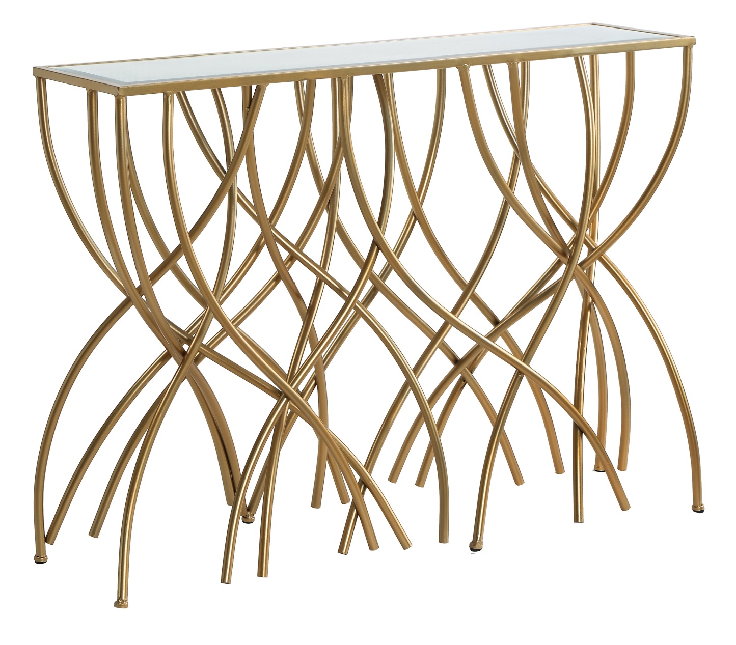 Aurora Gold Console Table