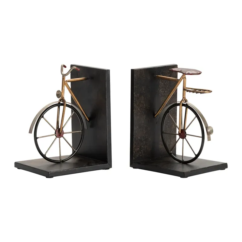 Vintage Ride Metal Bookends