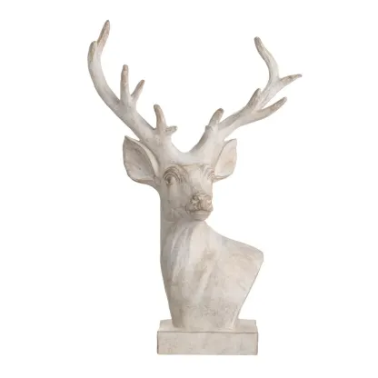 Ivory Stag Sculpture