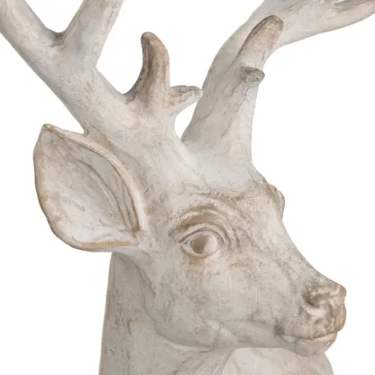 Ivory Stag Sculpture