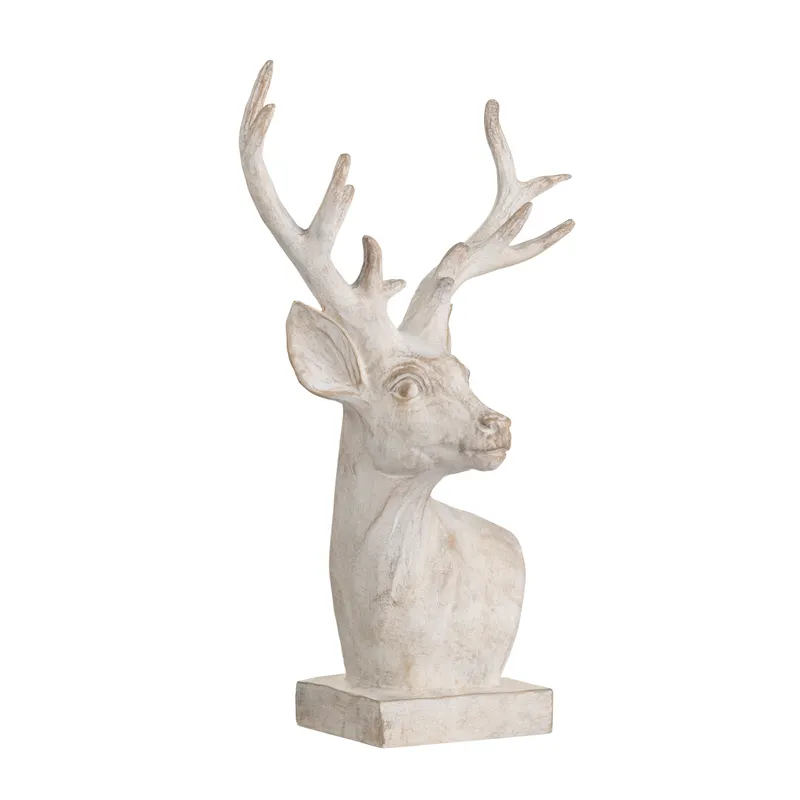 Ivory Stag Sculpture