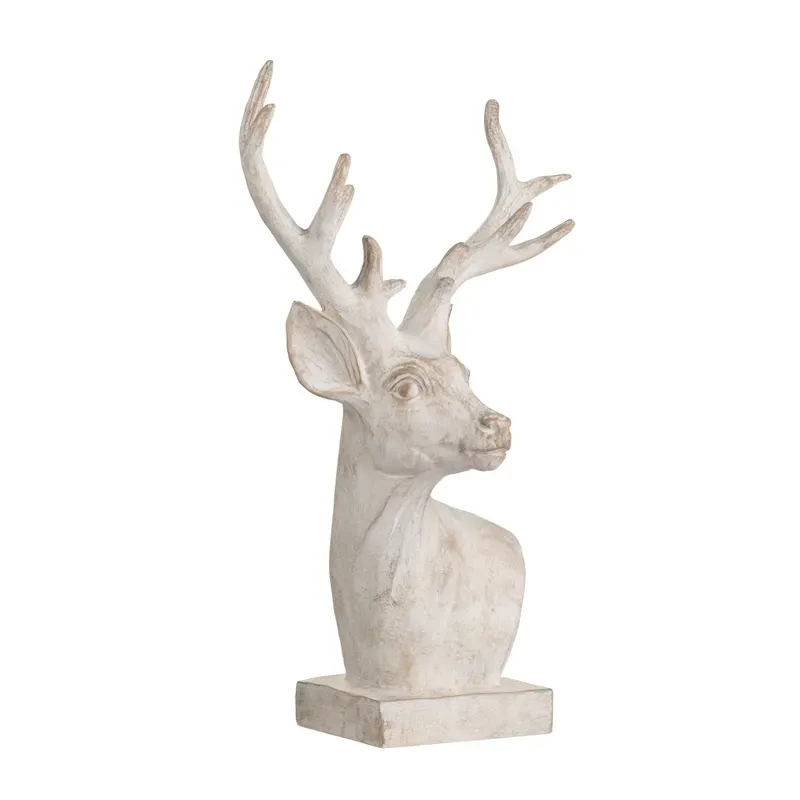 Ivory Stag Sculpture