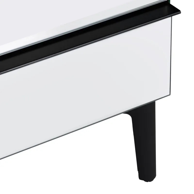 Noir Mirrored 3-Drawer Cabinet