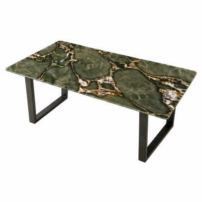 Larun Green Dining Table