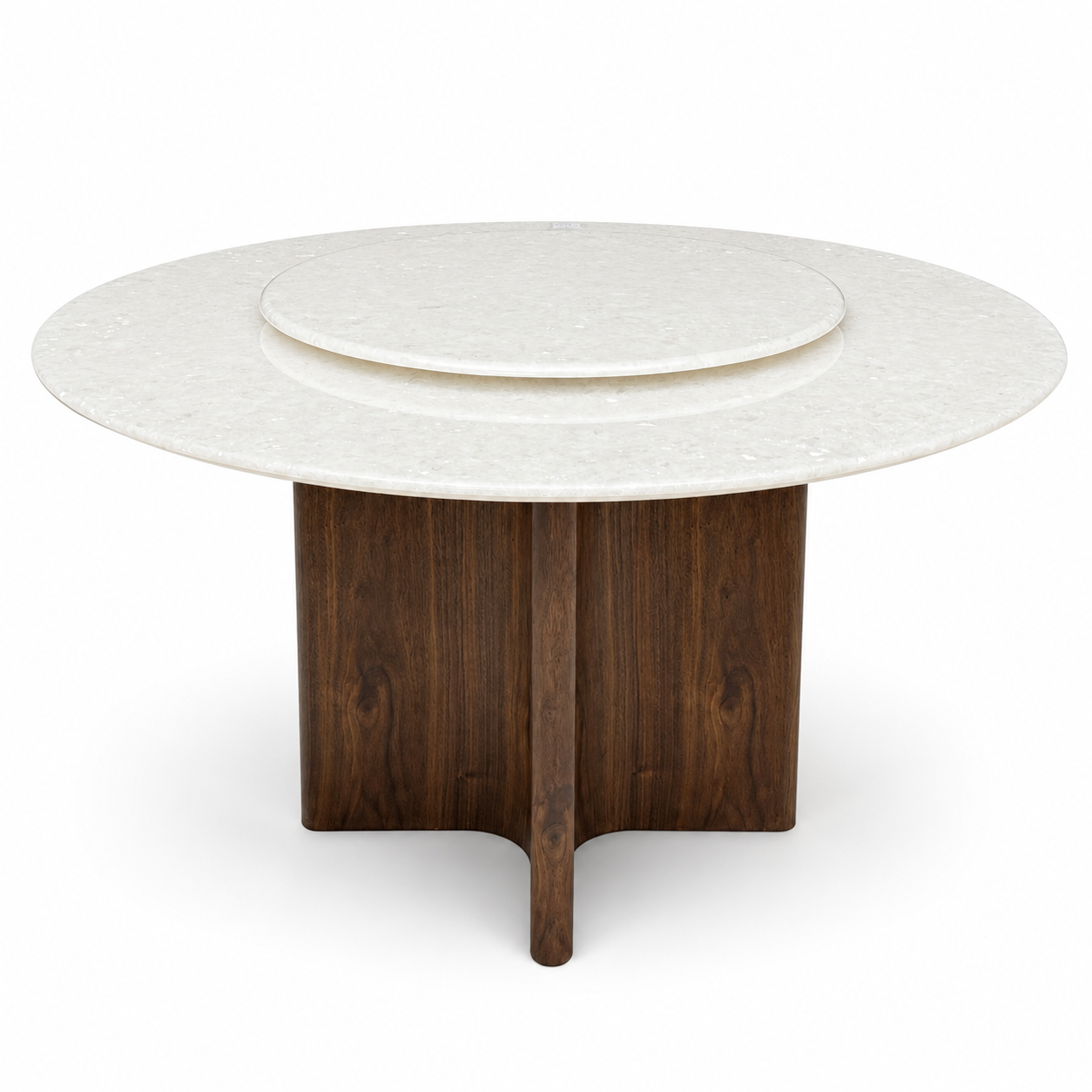 Lunara Ice Crystal Marble Dining Table