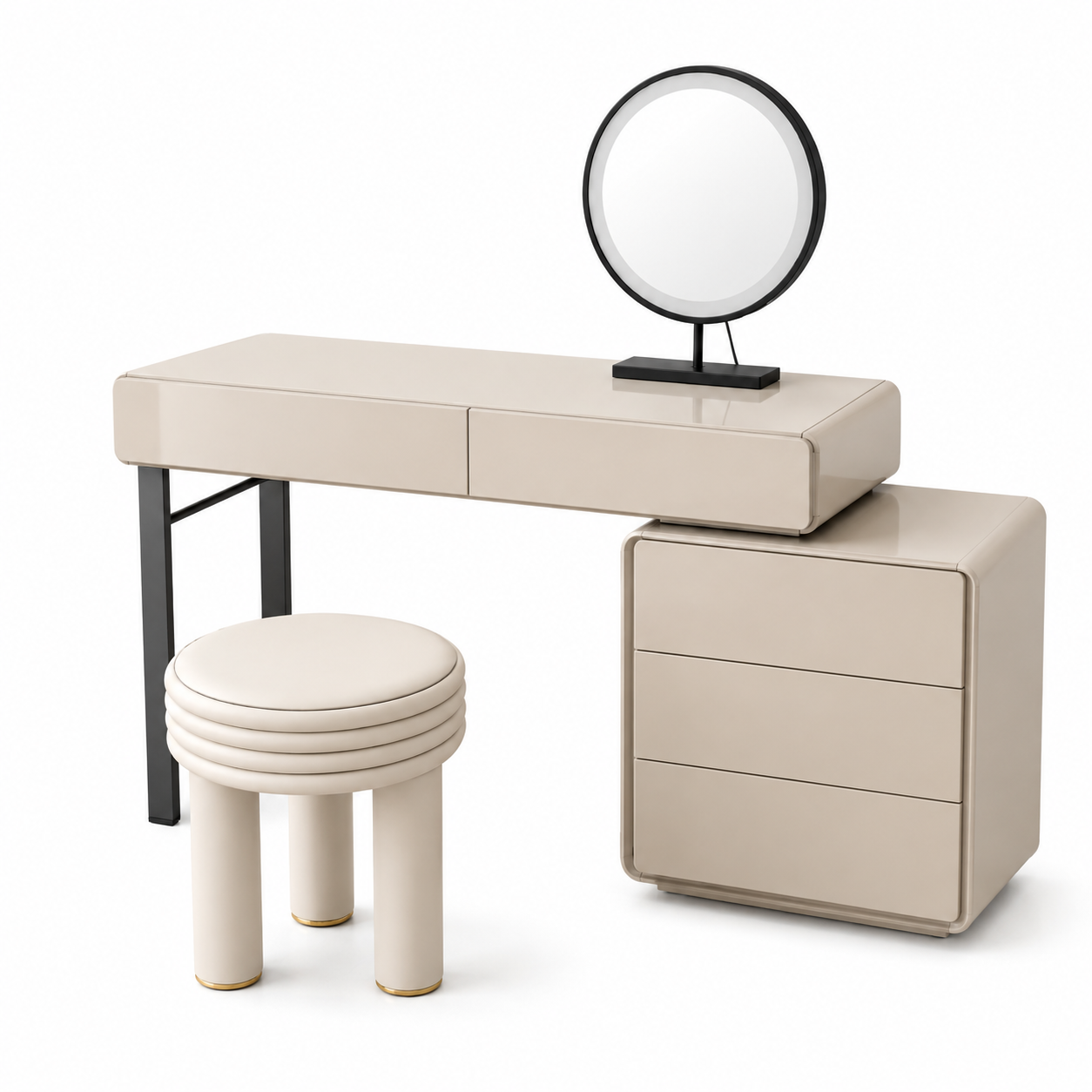 Aveline Agate Grey Vanity Set