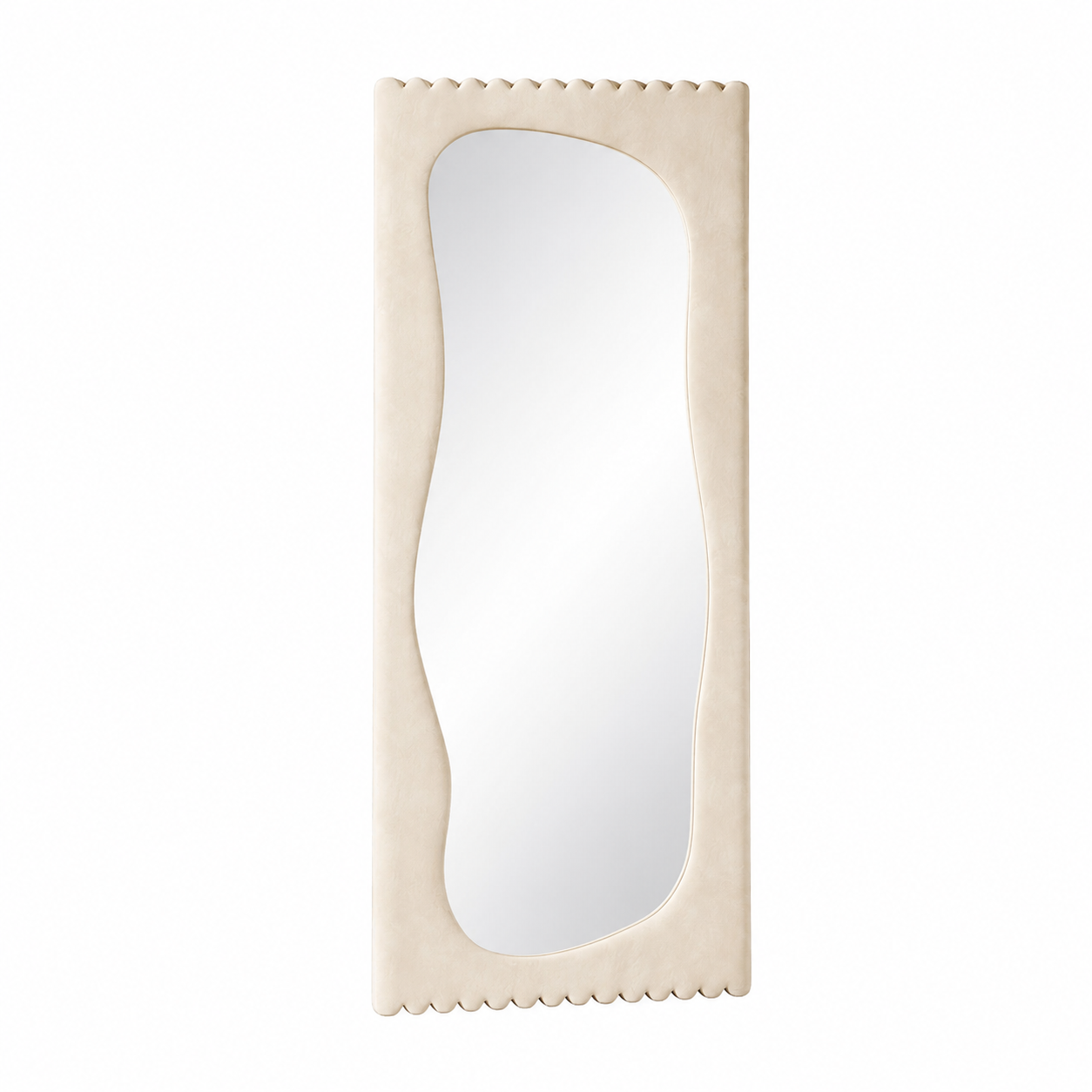 Sculpted Wave Full-Length Mirror