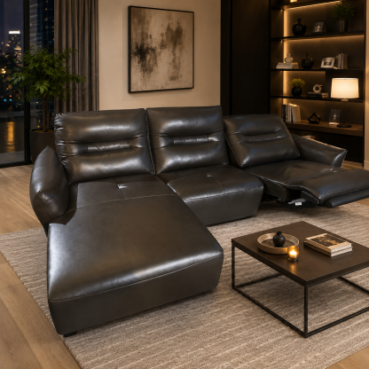 Aurelia Electric Leather Recliner Sofa – Display Clearance