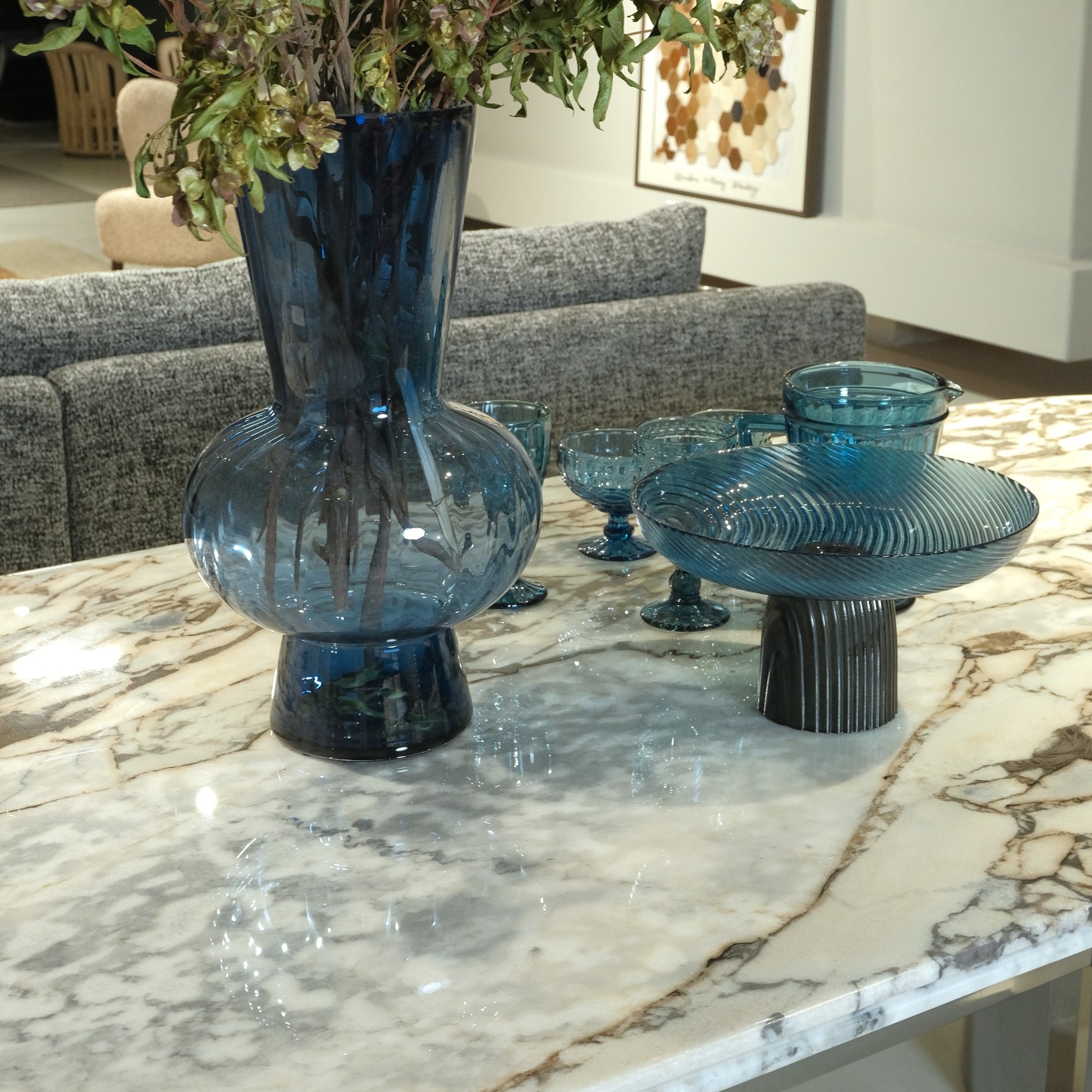 Azure Vein Dining Table	