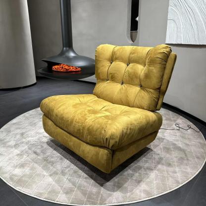 云朵休闲转椅黄色