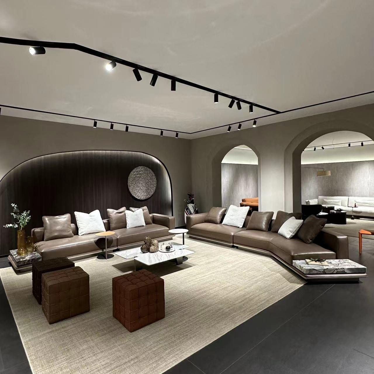 地平线沙发棕色