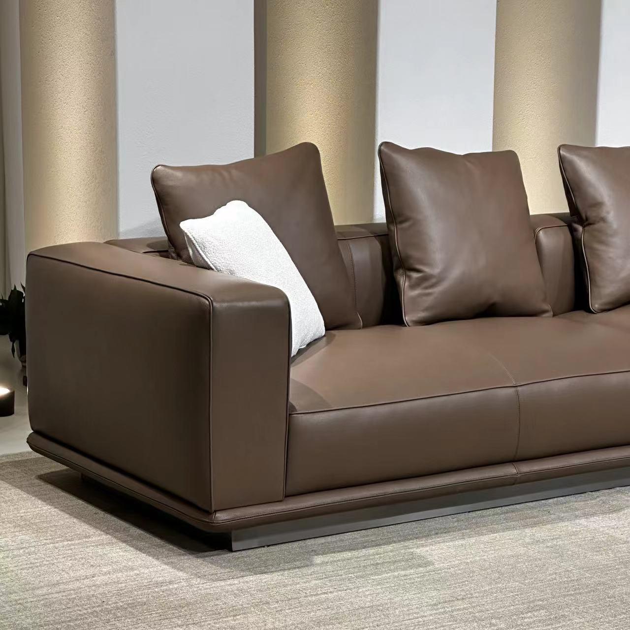 地平线沙发棕色