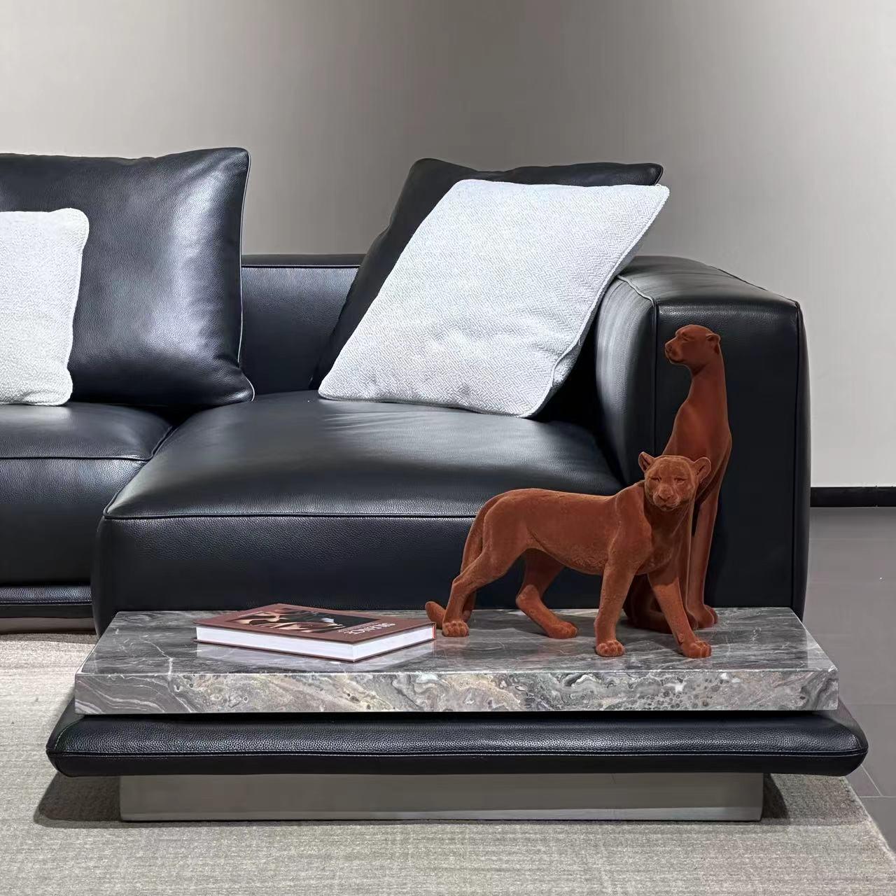 地平线沙发黑色