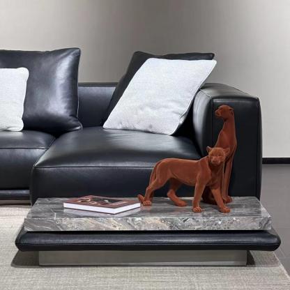 地平线沙发黑色