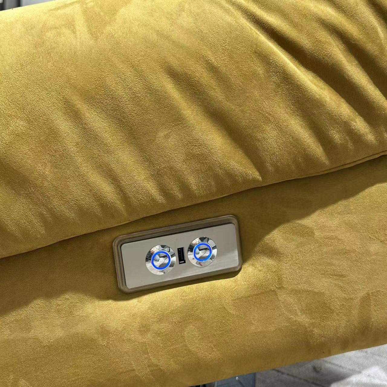 云朵休闲转椅黄色