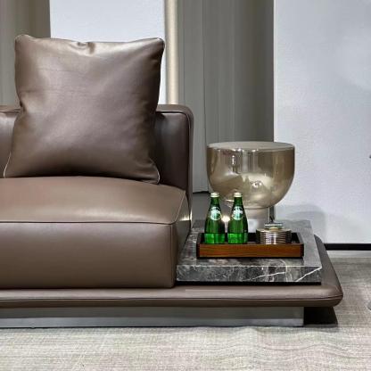 地平线沙发棕色