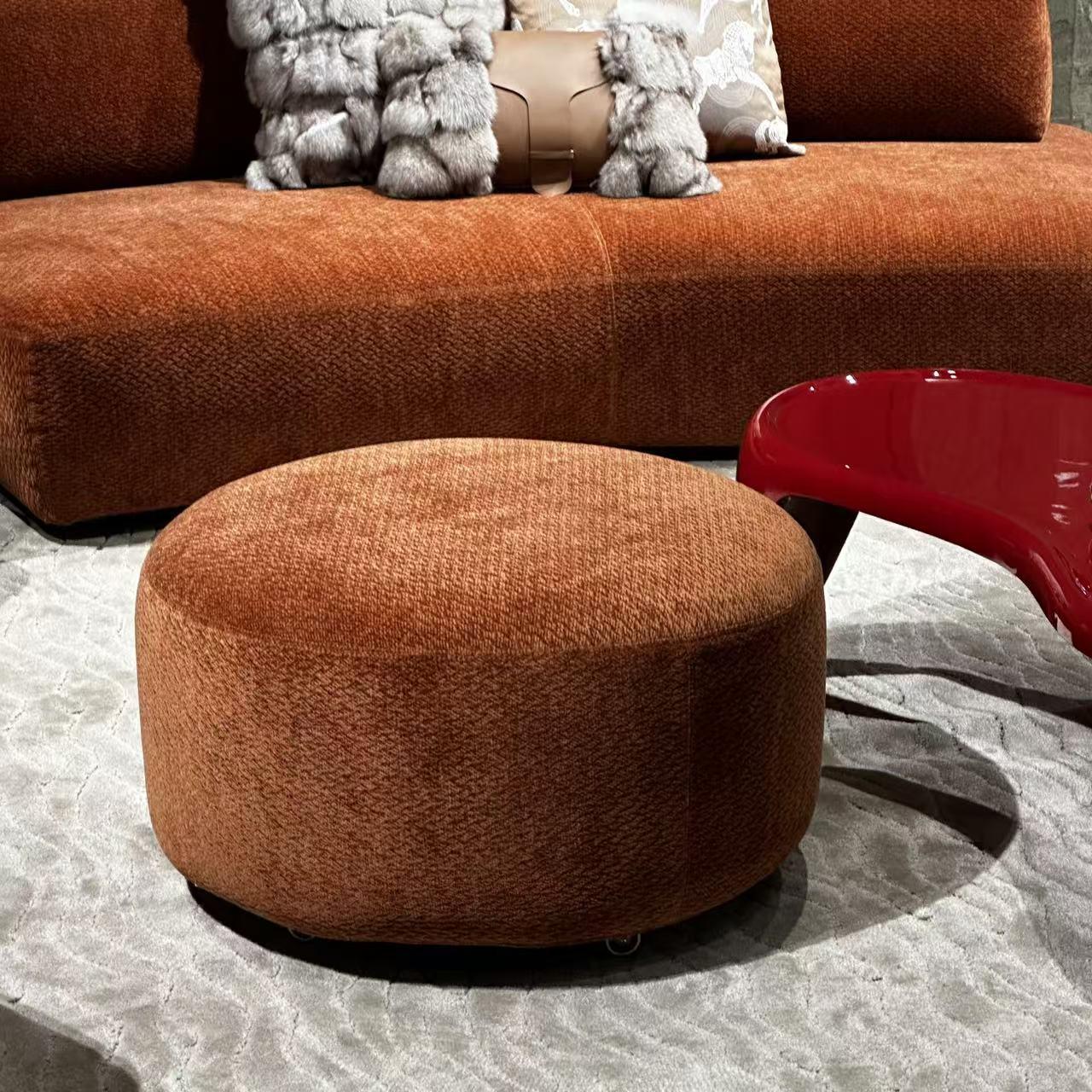 鹅卵石沙发脚踏