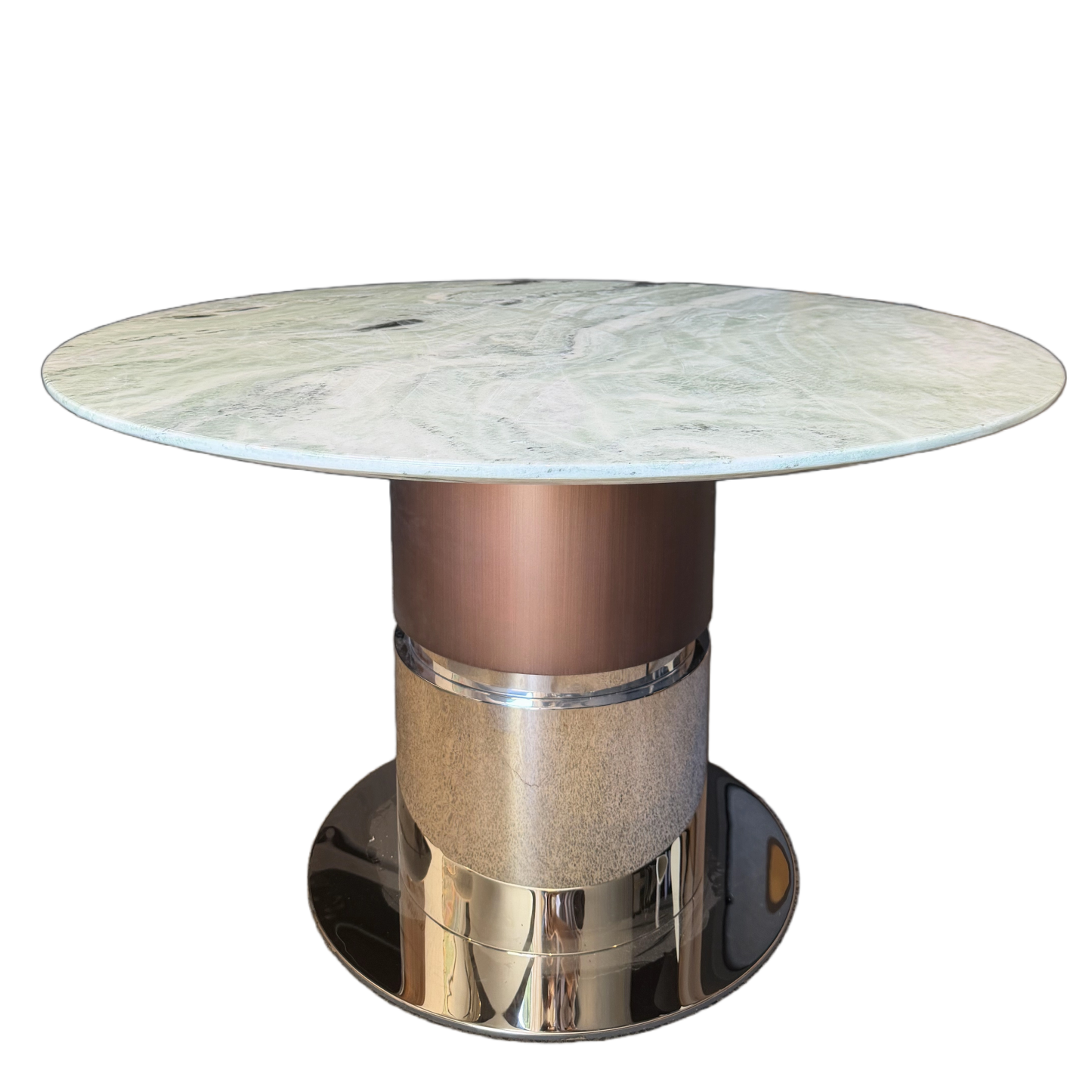 Emerald Cloud Marble Dining Table