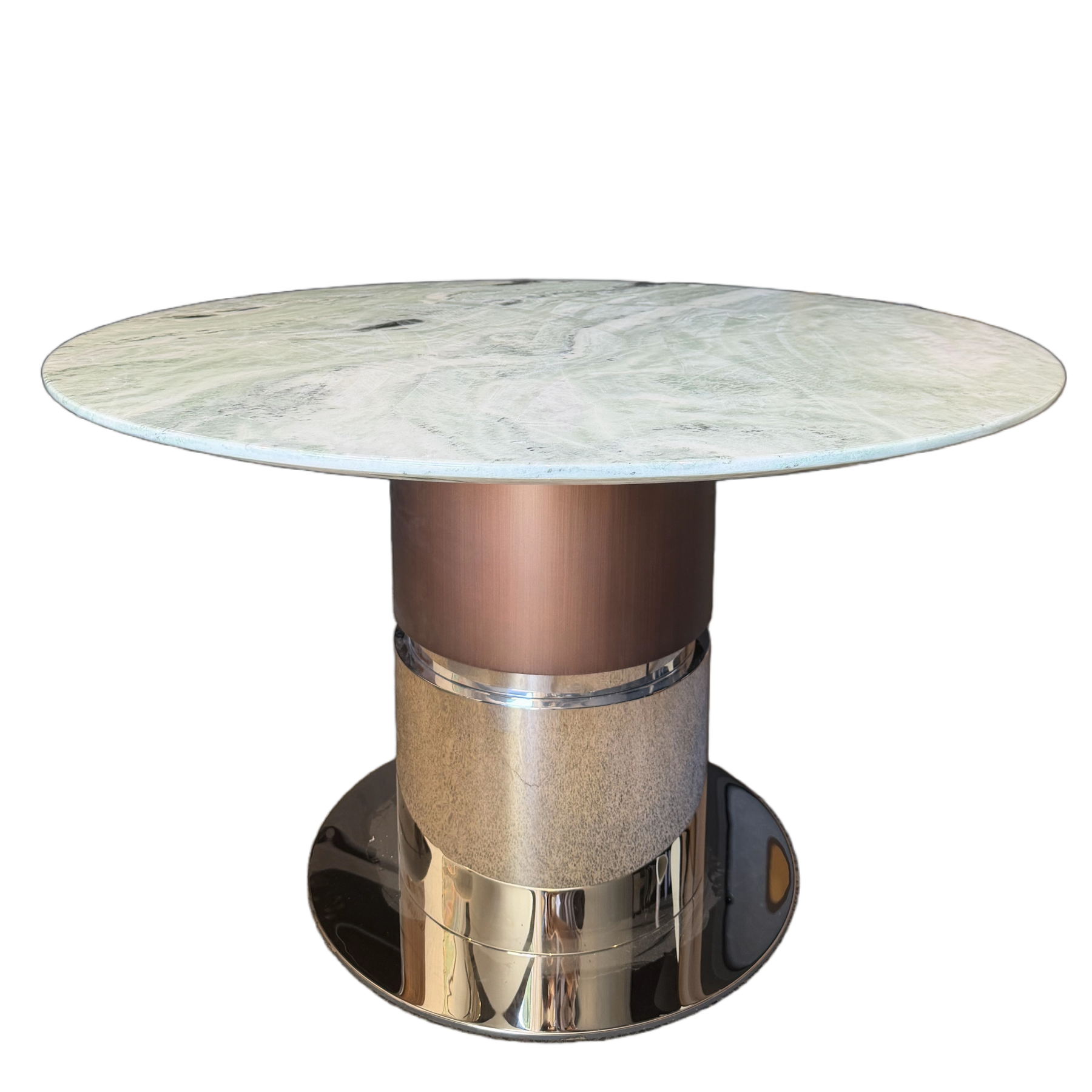 Emerald Cloud Marble Dining Table