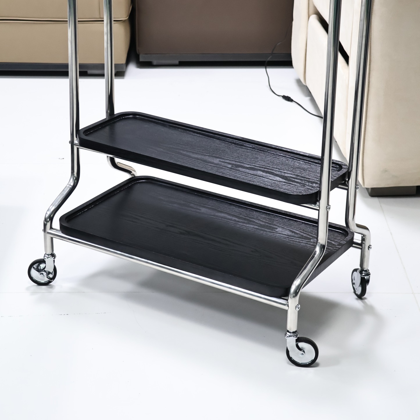 Pivot Mirror Garment Rack