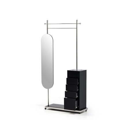 Axis Mirror Wardrobe Rack