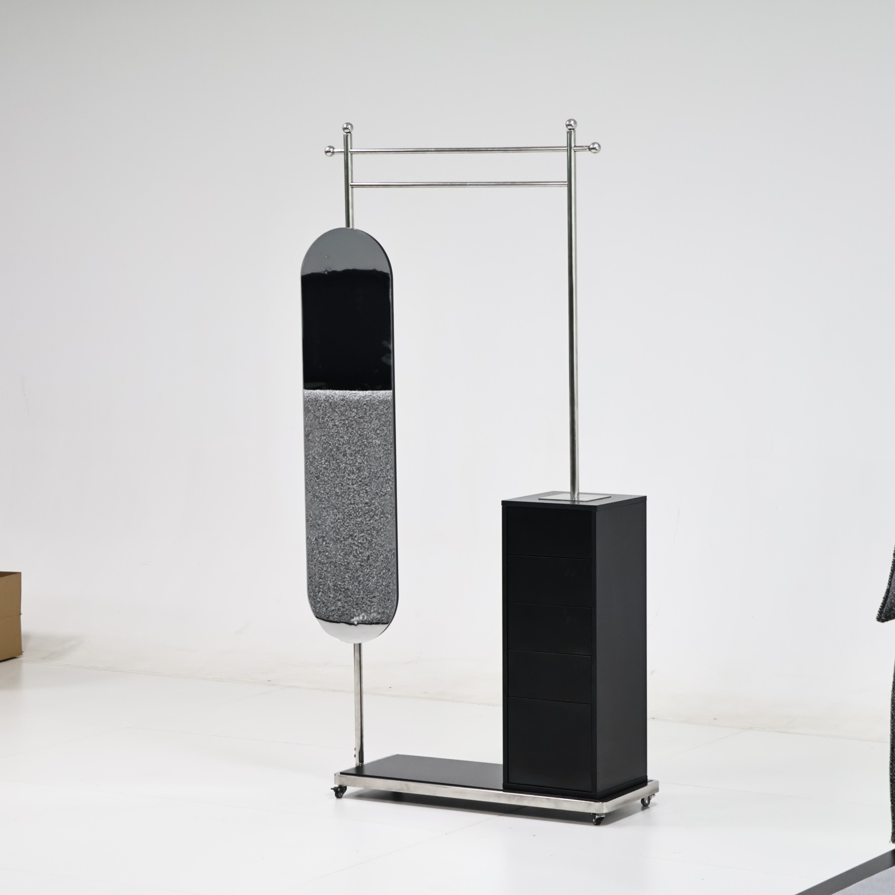 Axis Mirror Wardrobe Rack