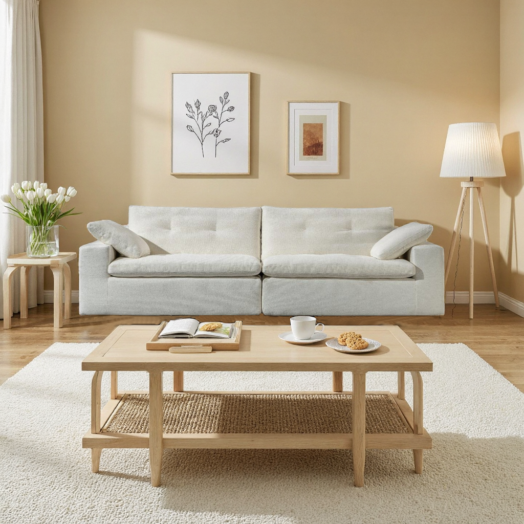 Soft Haven Fabric Sofa