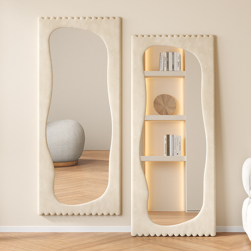 Sculpted Wave Full-Length Mirror