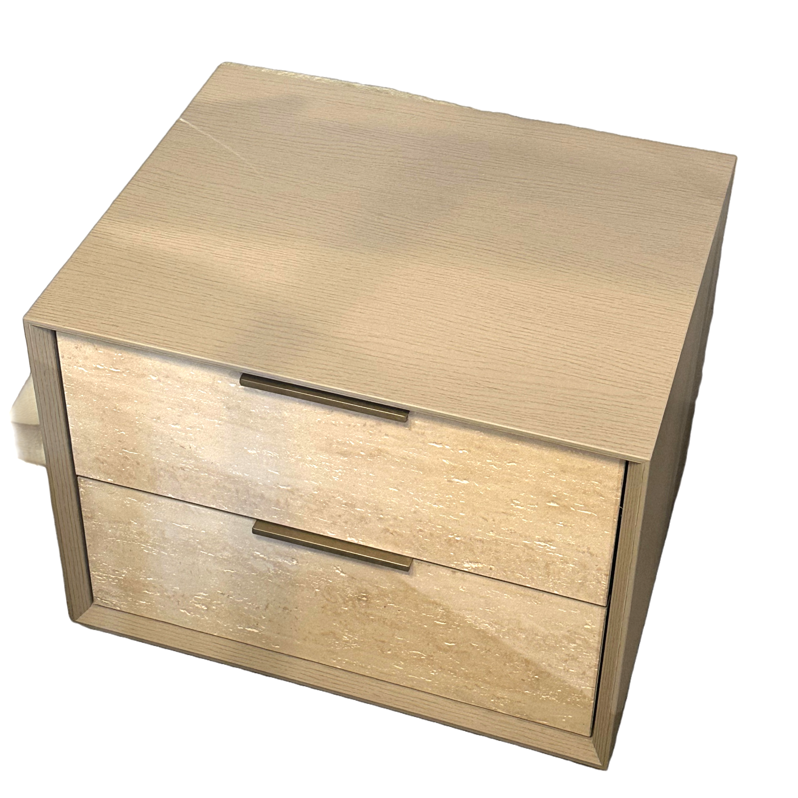 Travertine Essence Bedside Table