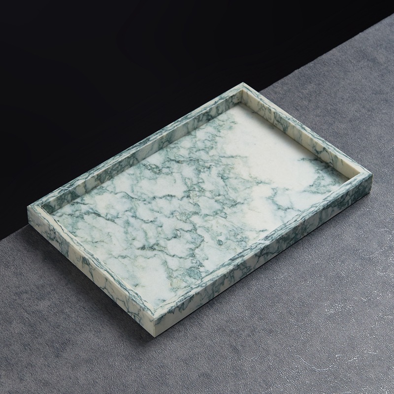 大理石托盘-绿