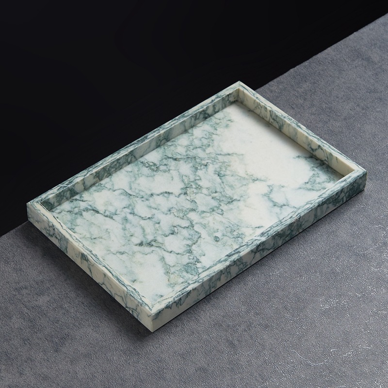大理石托盘-绿