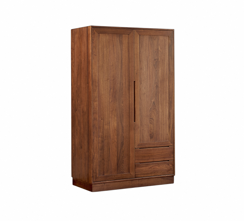 Walden Modular Walnut Wardrobe