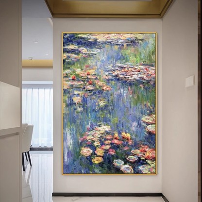 100% Hand-painted 3D Canvas - Flower-LUX CASA