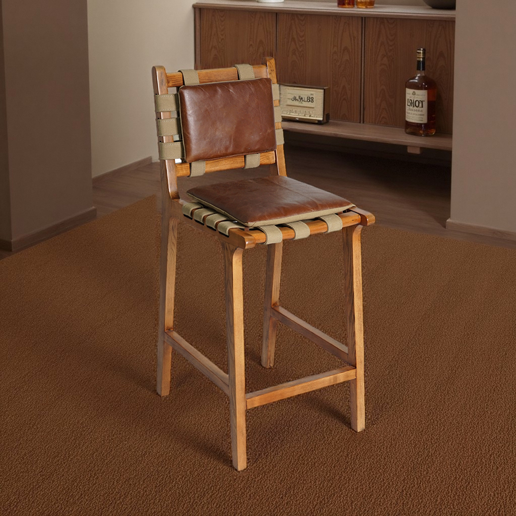 Rivet Rust Bar Stool