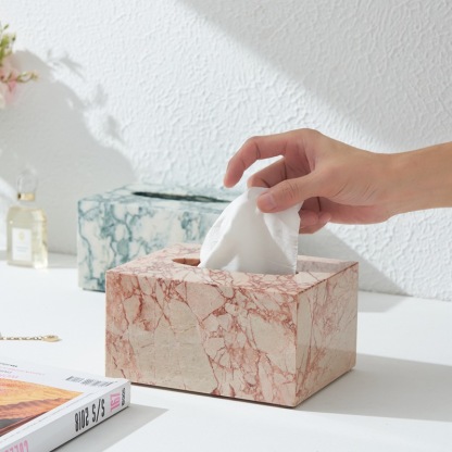 大理石纸巾盒