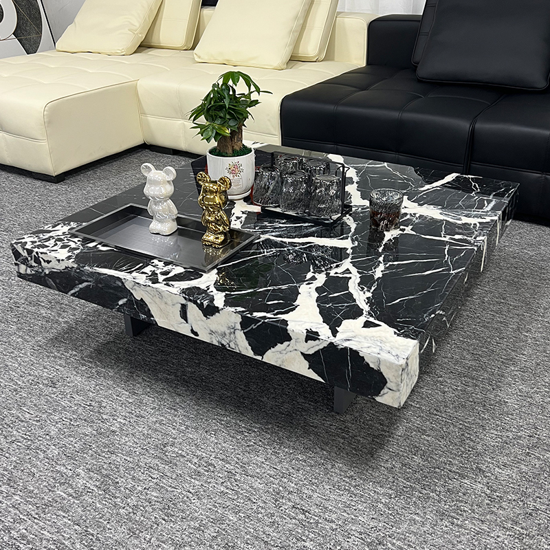 宝格丽黑悬浮茶几