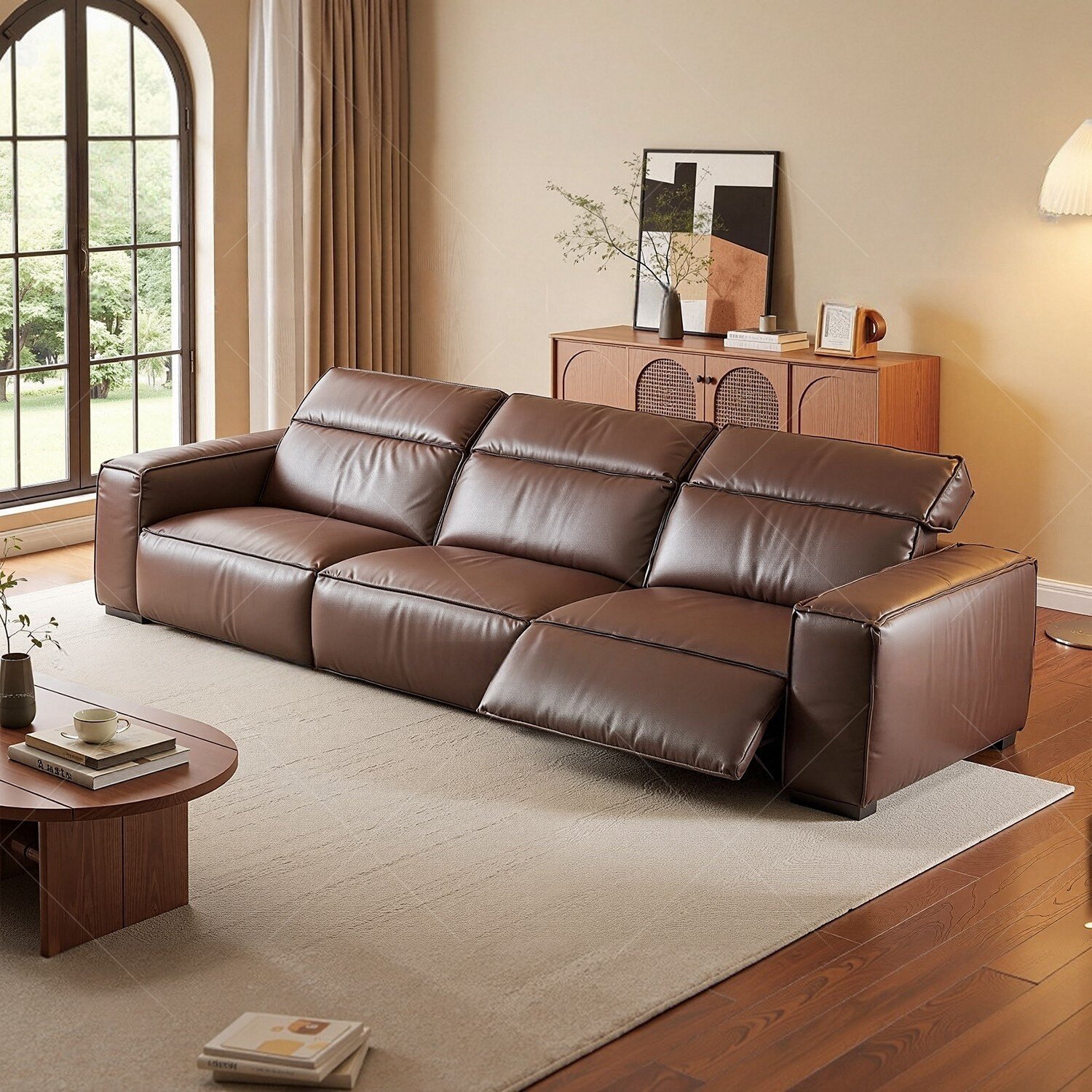 Atlas Electric Leather Recliner Sofa