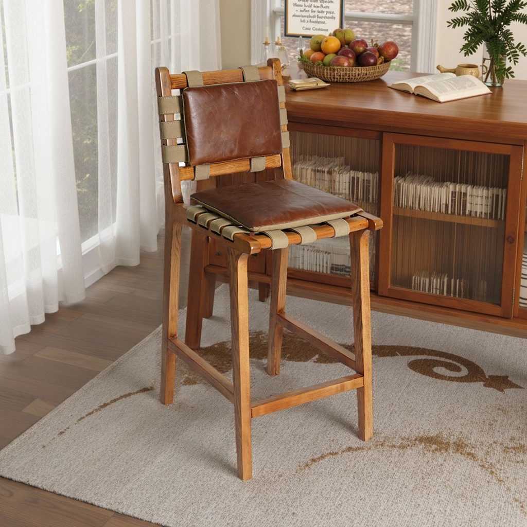 Rivet Rust Bar Stool